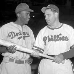 Jackie robinson ben chapman picture