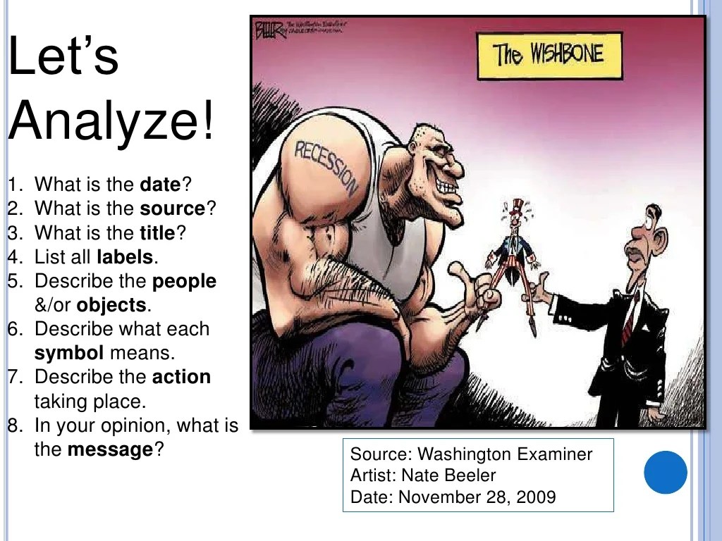 Analyzing satire in editorial cartoons